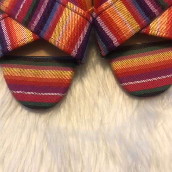J. Crew Multicolor Striped Sandals - Picture 6 of 9